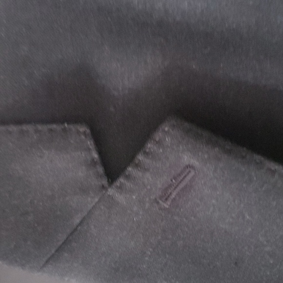 Banana Republic Modern Classic Heather Suit Jacket Blazer Charcoal Blue NWOT - Picture 6 of 17